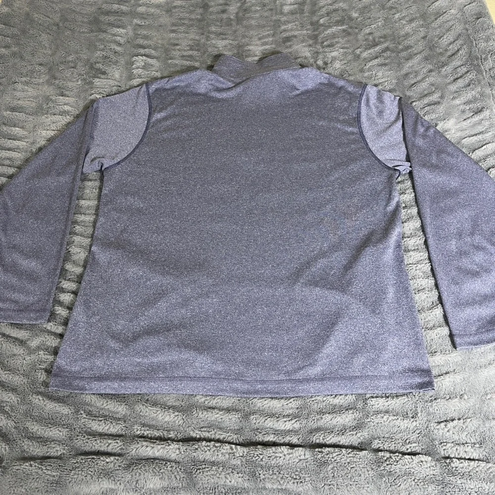 ProEdge NHL Colorado Avalanche Mens XL 1/4 Zip Pullover Heather Purple AP773